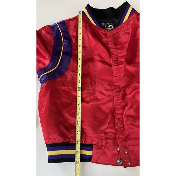 Vintage No Doubt Gwen Stefani Red Varsity Jacket  Women’s Sz L/XL Rock 90s READ! - Picture 8 of 16
